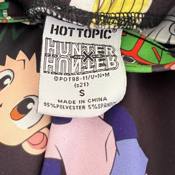 HOT TOPIC Hunter X Hunter Chibi Suspender Skirt Black - Picture 10 of 10